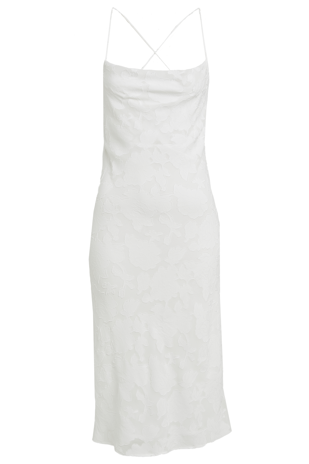 TEMPEST SLIP DRESS in colour CLOUD DANCER