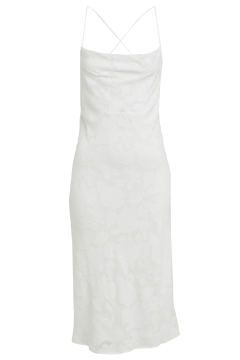 TEMPEST SLIP DRESS in colour CLOUD DANCER