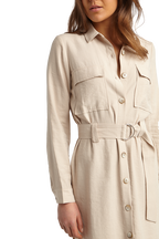 JANA SHIRT DRESS in colour MOONLIGHT