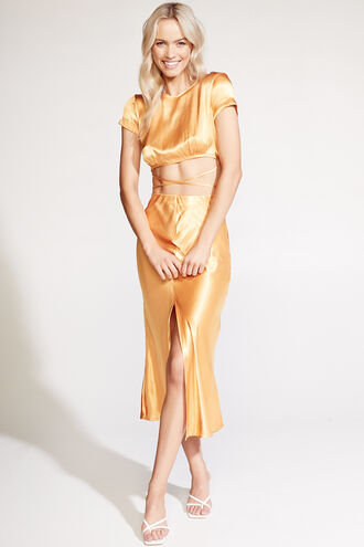 MARIYAH TOP in colour JAFFA ORANGE