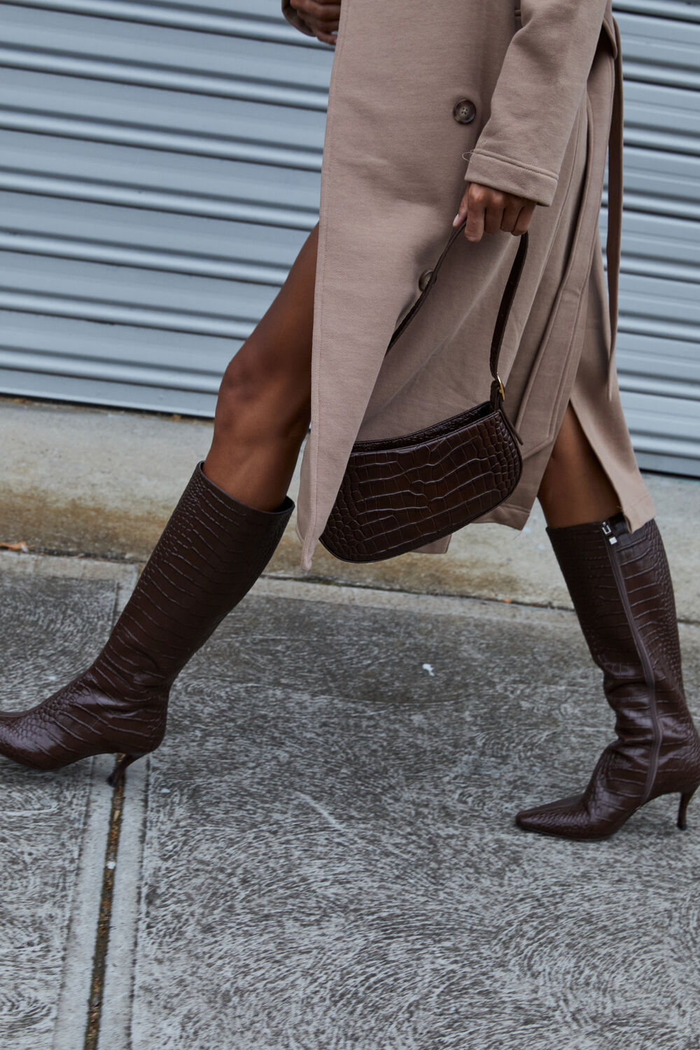 THE AMELIE BOOT  in colour CHOCOLATE BROWN