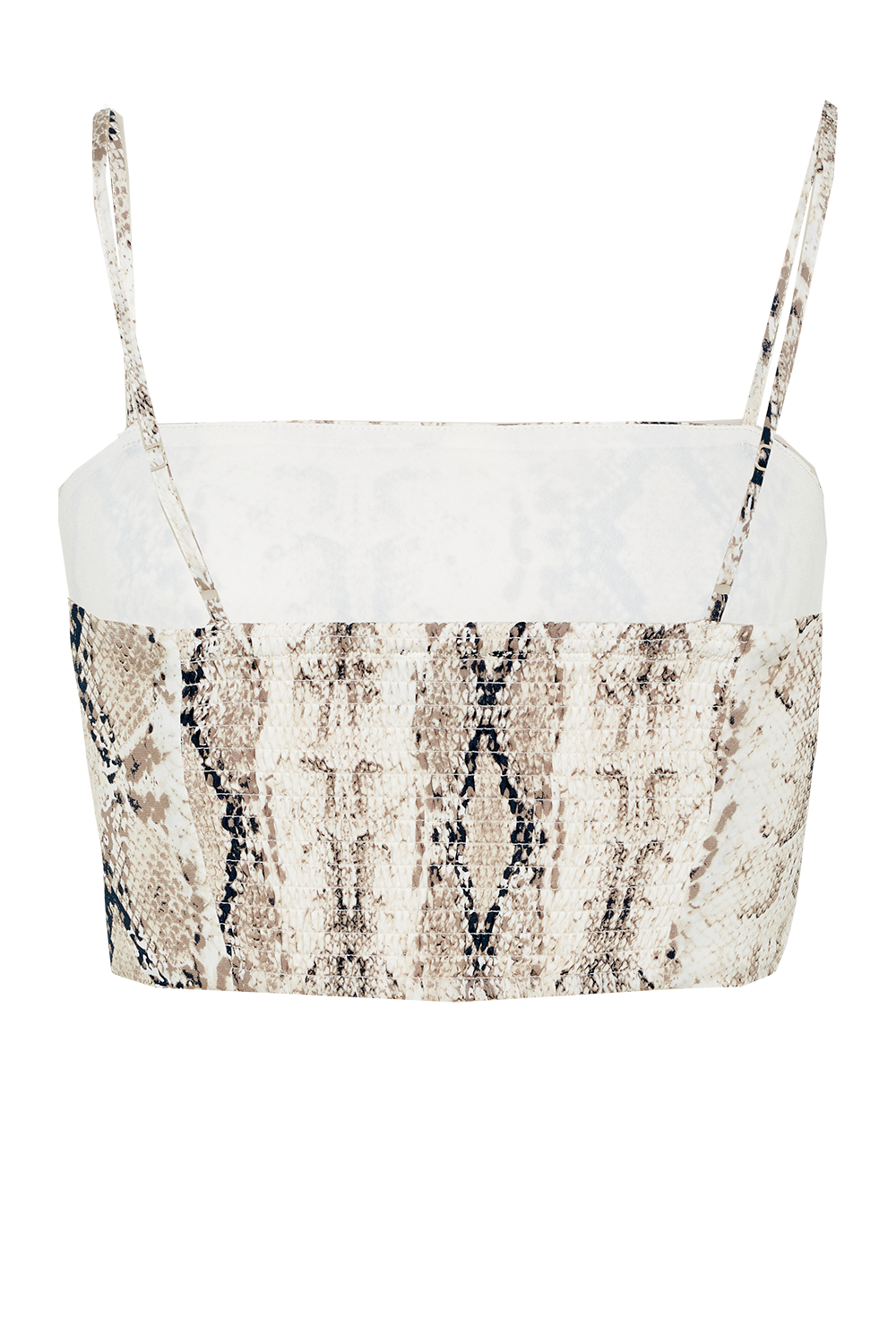 SNAKE PRINT CAMI in colour VANILLA ICE
