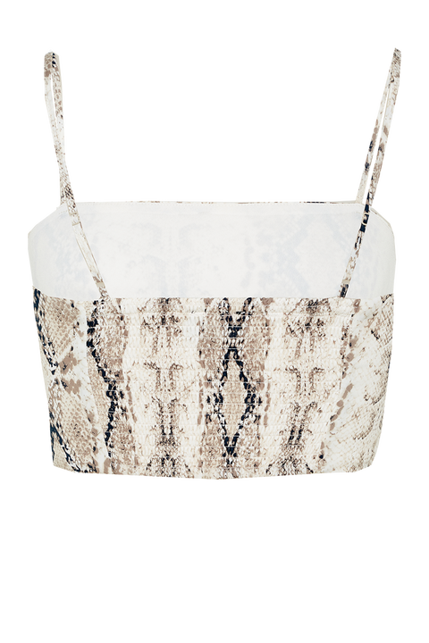 SNAKE PRINT CAMI in colour VANILLA ICE