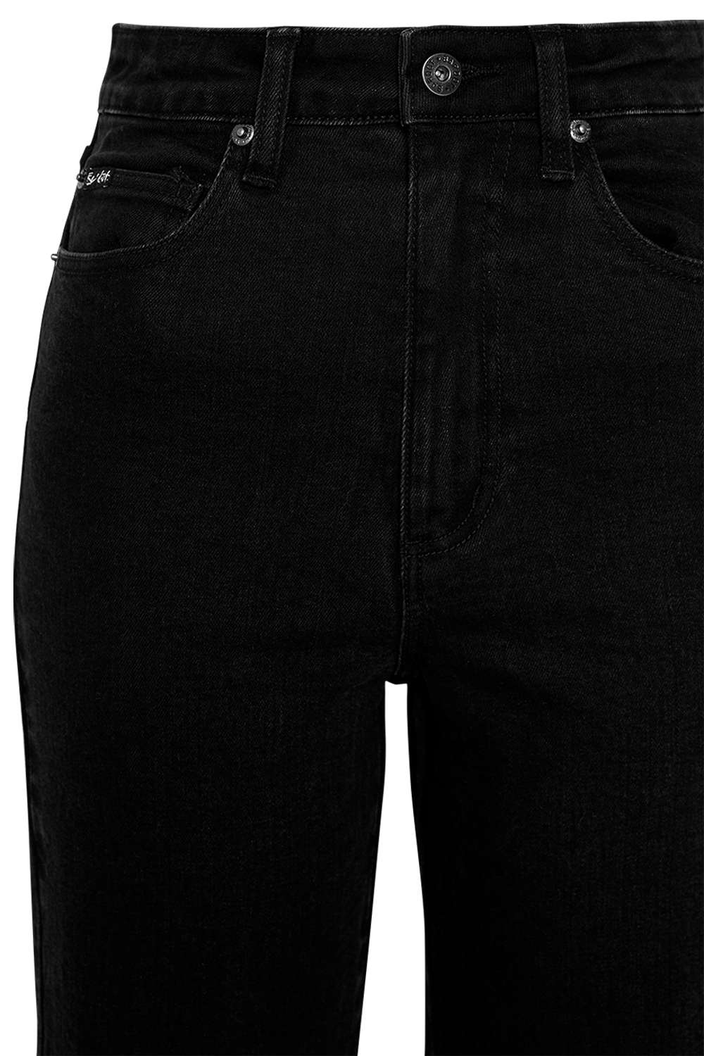 LORA WIDE LEG JEAN in colour CAVIAR