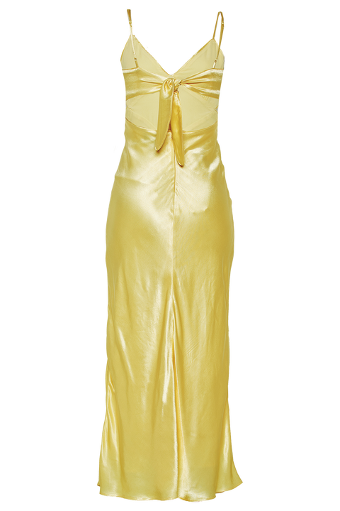 MALINDA SLIP DRESS in colour LIMELIGHT