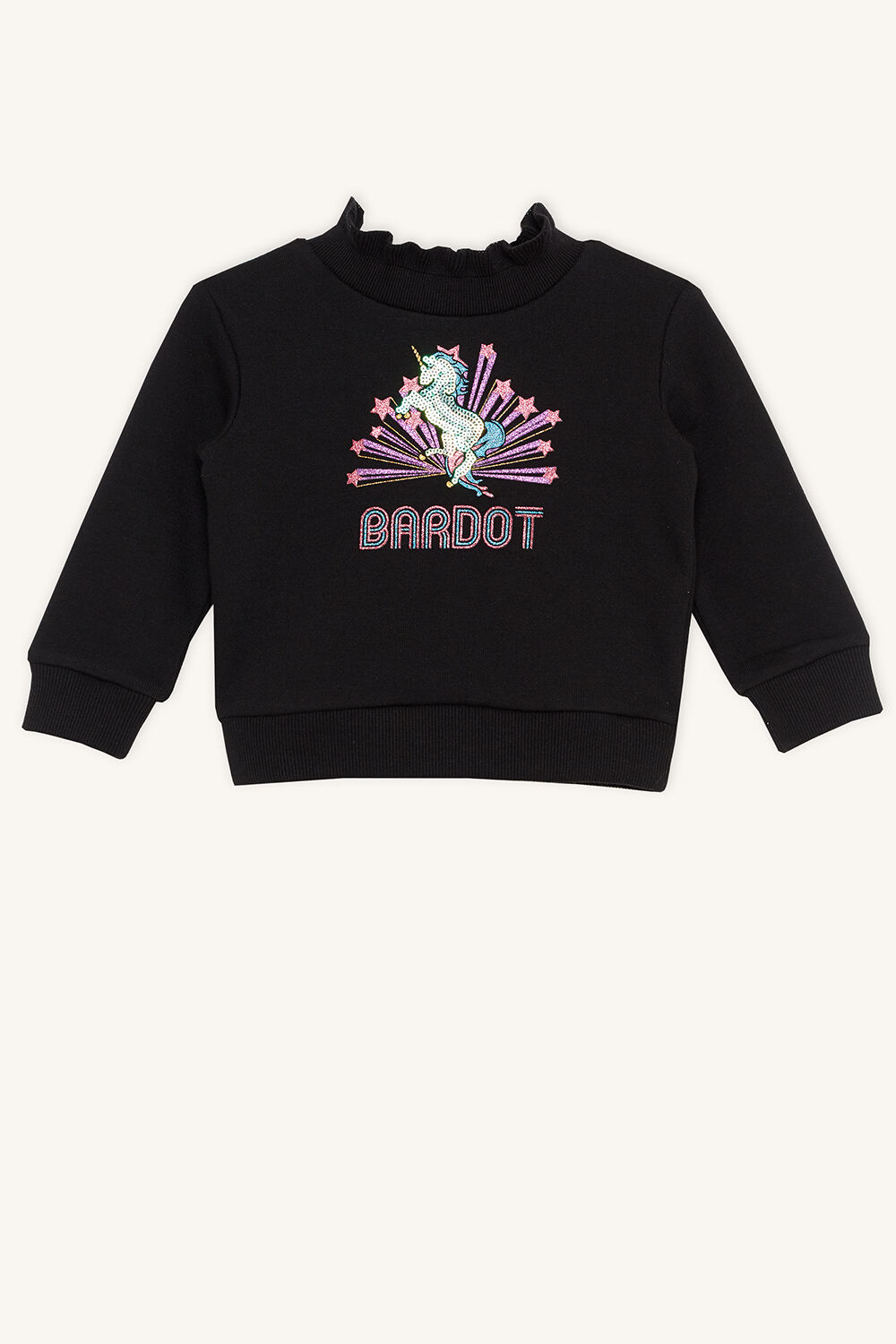 Bardot Unicorn Sweat Top Girls 000 2 Tops Bardot Junior