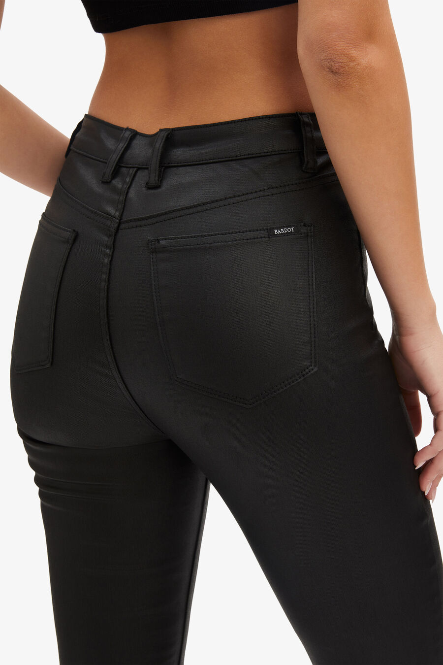 Khloe Hi Tall Coated Jeans