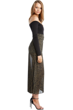 POPPY LONG SLEEVE BODYSUIT in colour CAVIAR