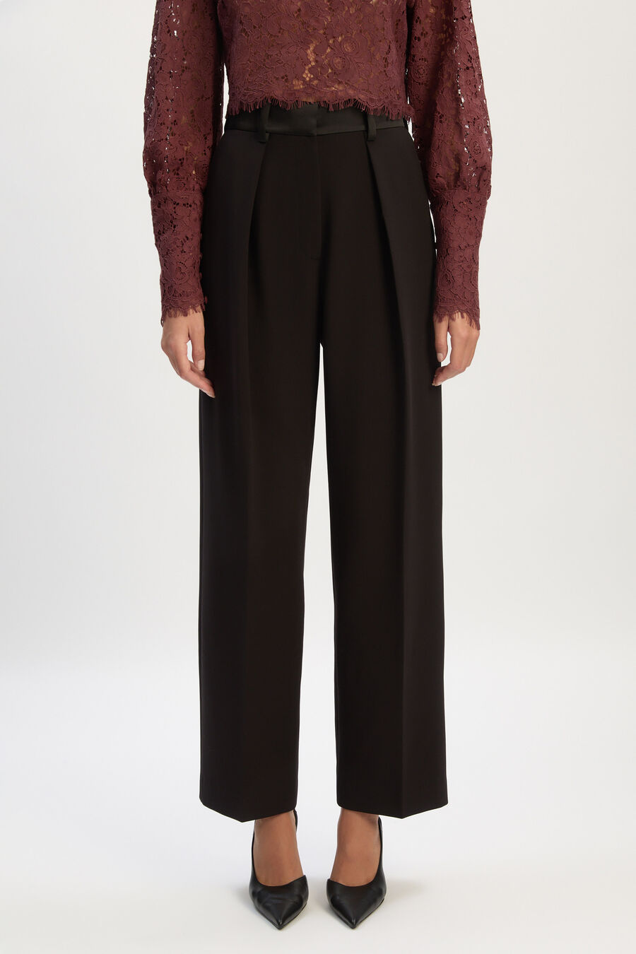 Fia Satin High Rise Pant