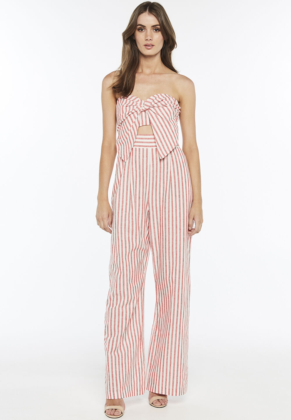 pink summer jumpsuit