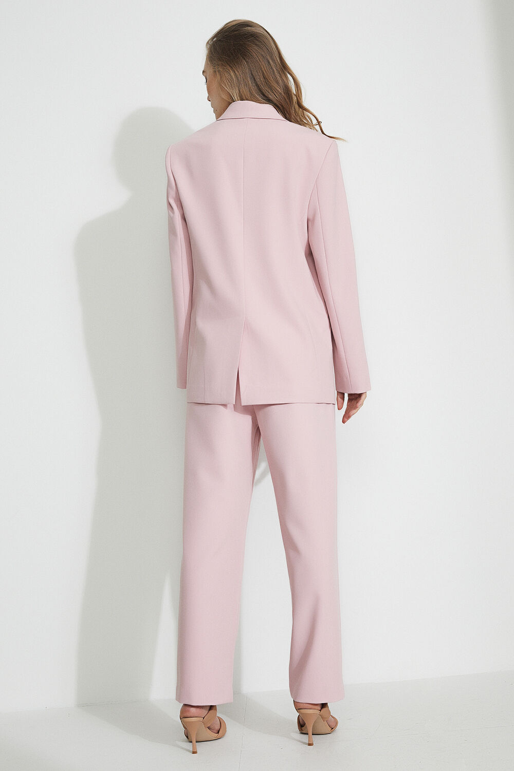 bardot pink suit