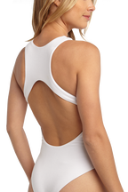 RIHANNA BODYSUIT in colour BRIGHT WHITE
