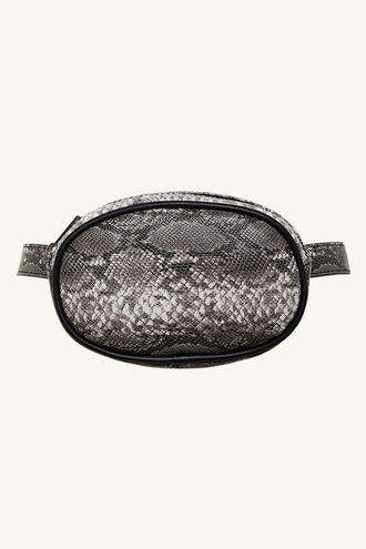 SNAKE BUM BAG in colour BRIGHT WHITE