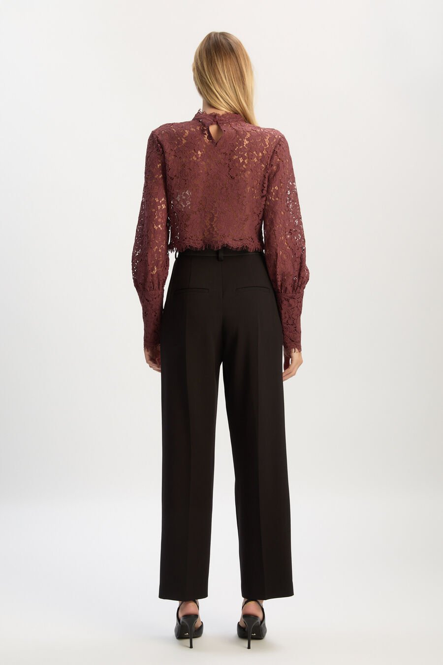 Fia Satin High Rise Pant