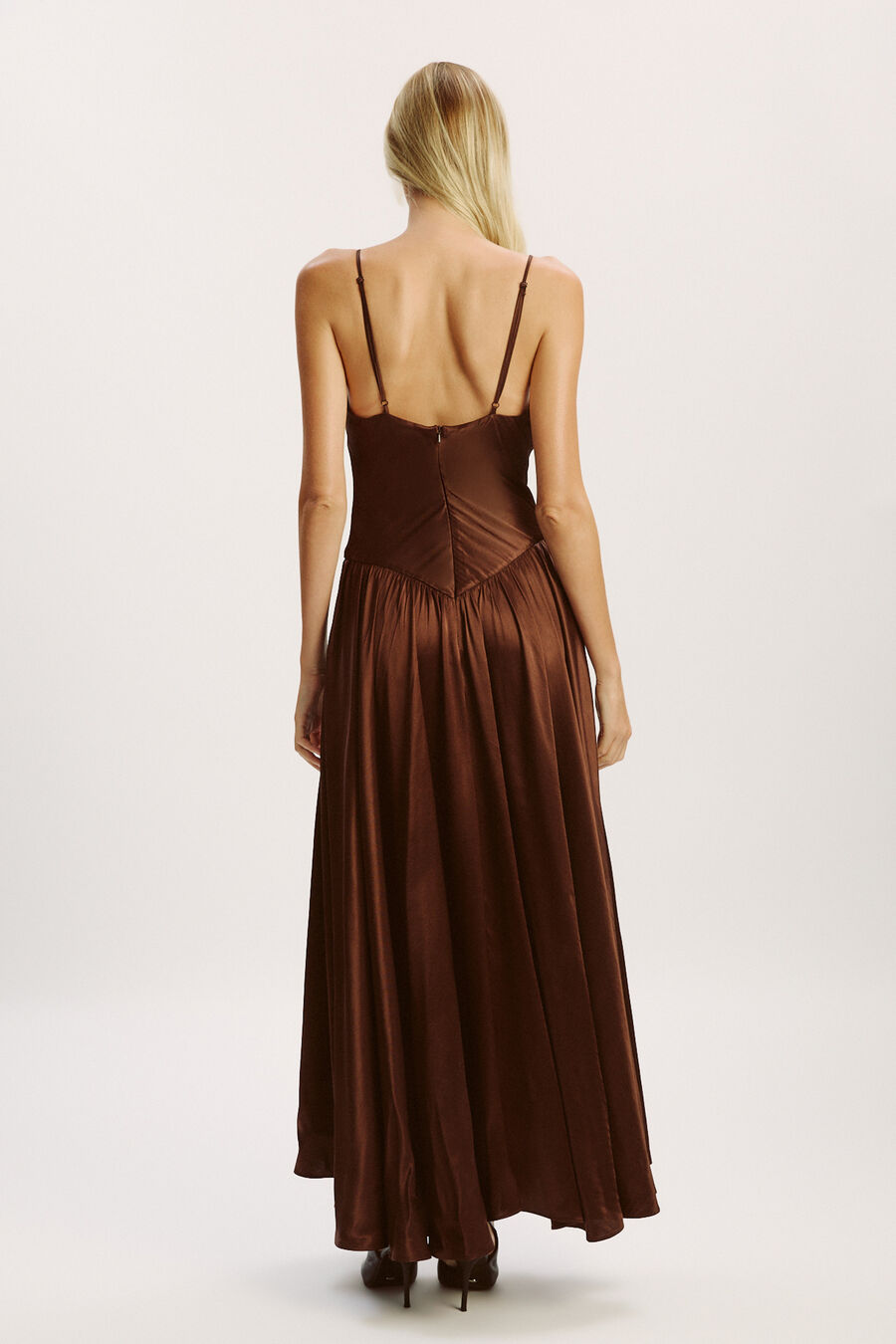 Aderia Lace Detail Maxi Dress