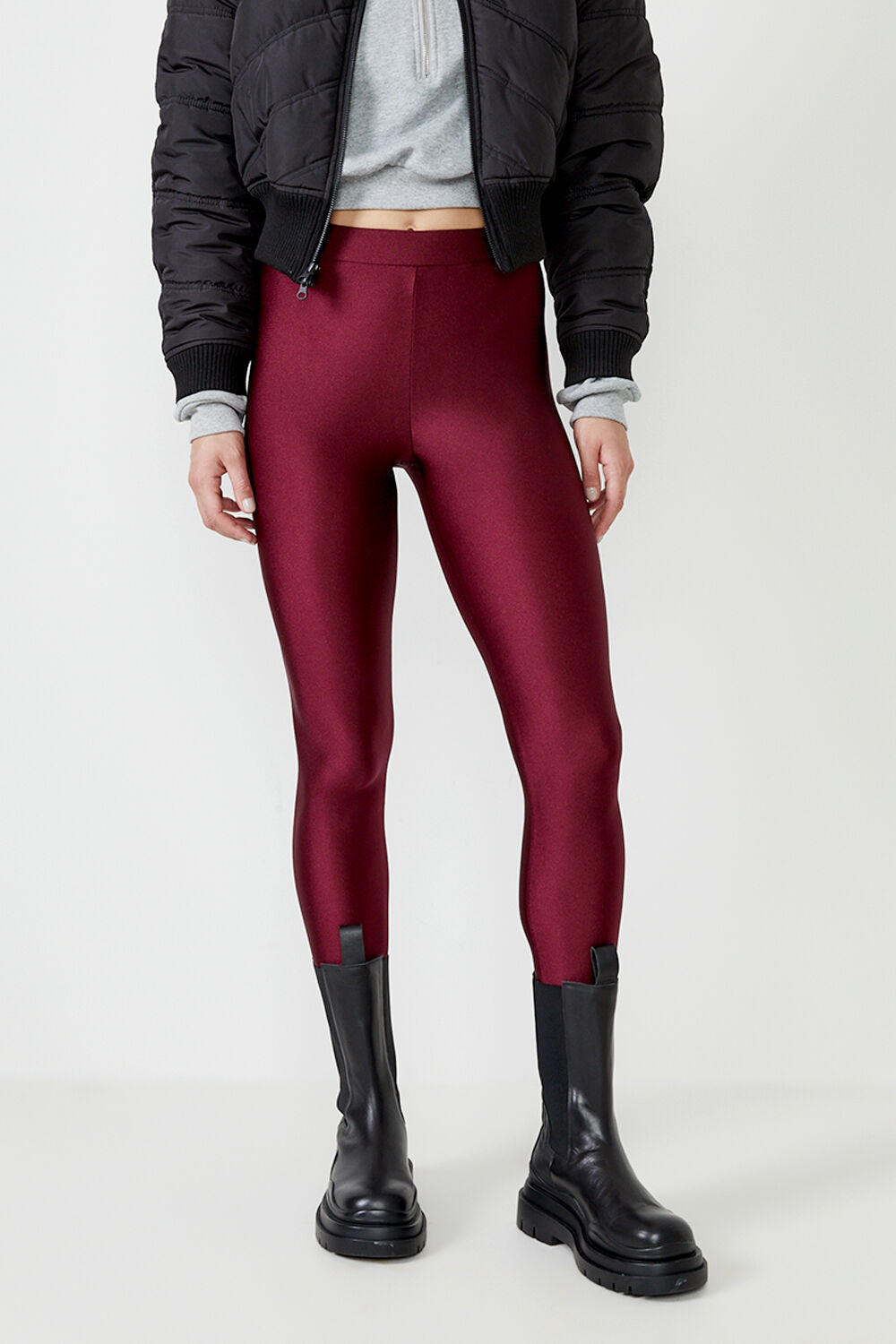 ROLLER LEGGING in colour BURGUNDY