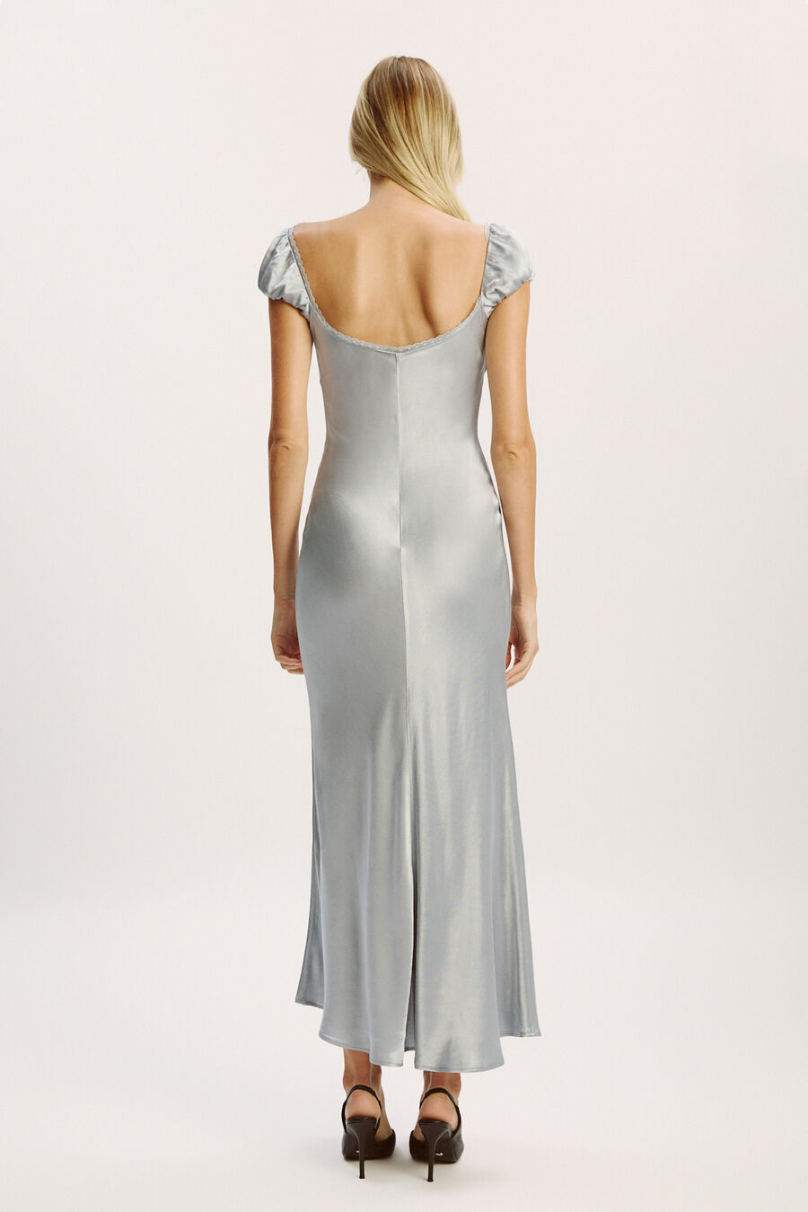 Stasia Satin Maxi Slip Dress