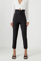CORSET PANT in colour CAVIAR