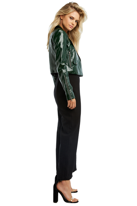 CROPPED BIKER JACKET