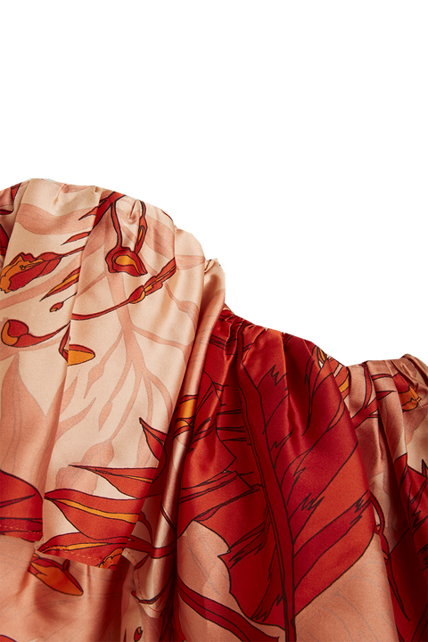 AURORA TOP in colour MINERAL RED