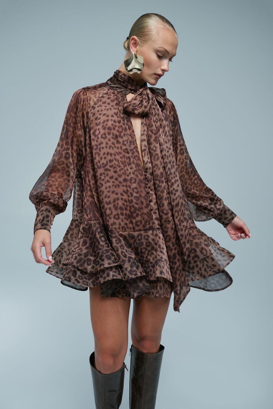 Adrie Babydoll Mini Dress