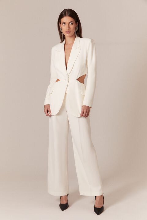 CASSIAN TAILORED PANT in colour CLOUD DANCER