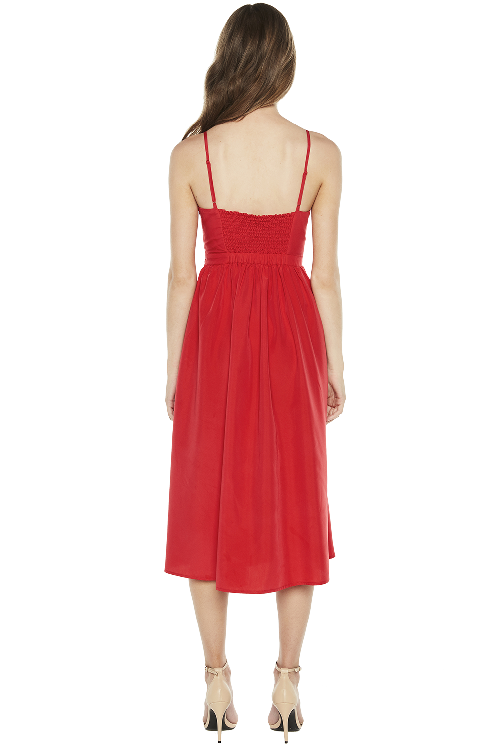 bardot tie front dress