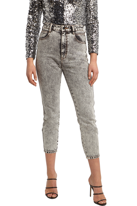 ACID WASH SLIM JEAN in colour JET SET