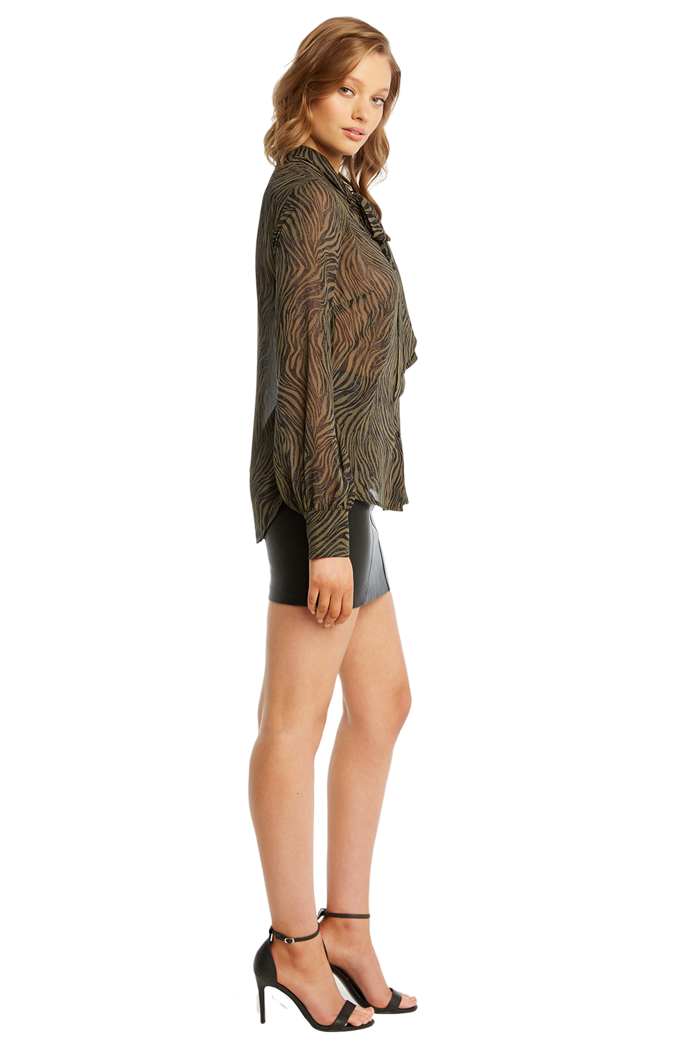 ZEBRA TIE TOP in colour METEORITE