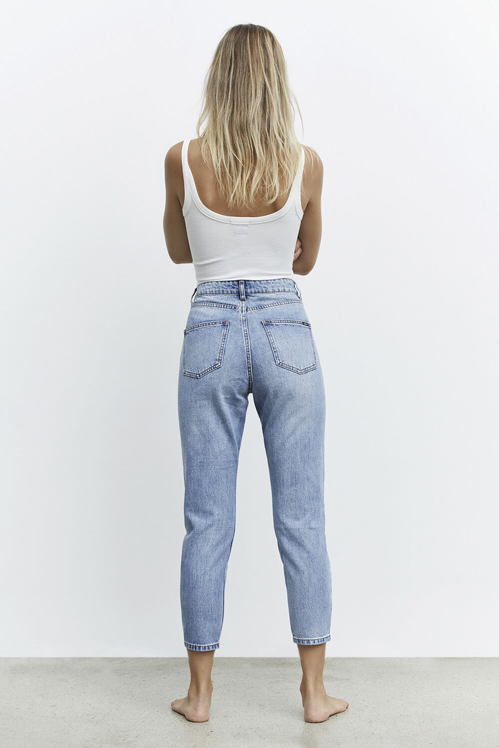 THE CLEAN MUM JEAN in colour MIDNIGHT NAVY