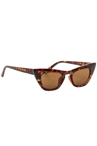 SLIM LINE CAT SUNGLASSES in colour TORTOISE SHELL
