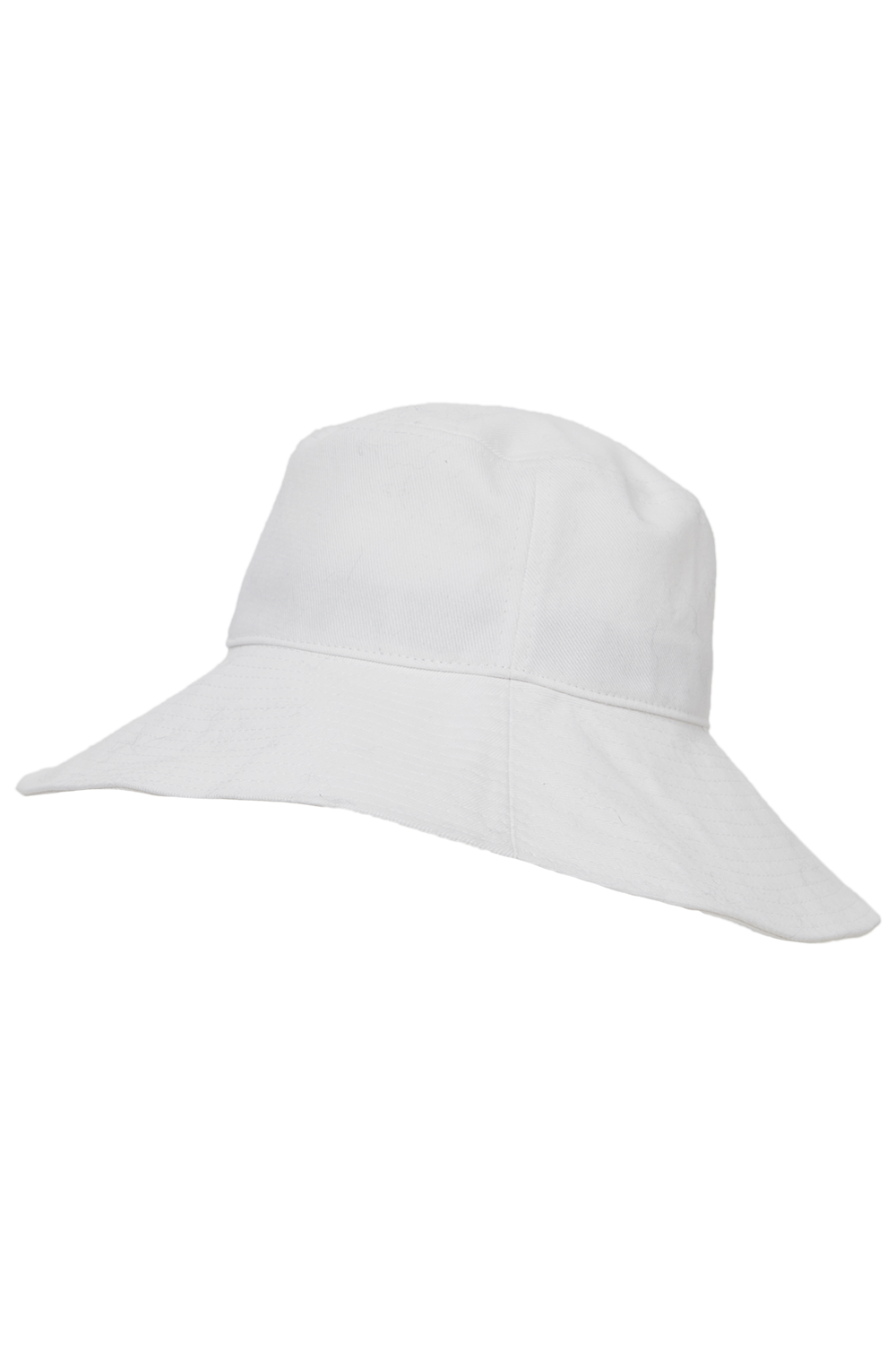 wide brim bucket hat