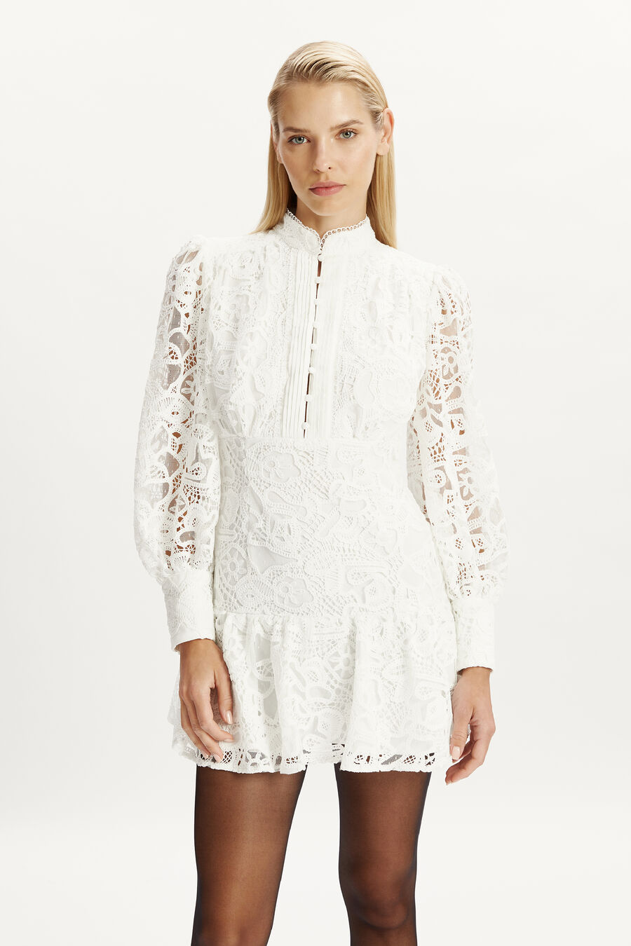Remy Embroidered Mini Dress