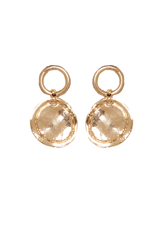 O EARRINGS in colour GOLD EARTH
