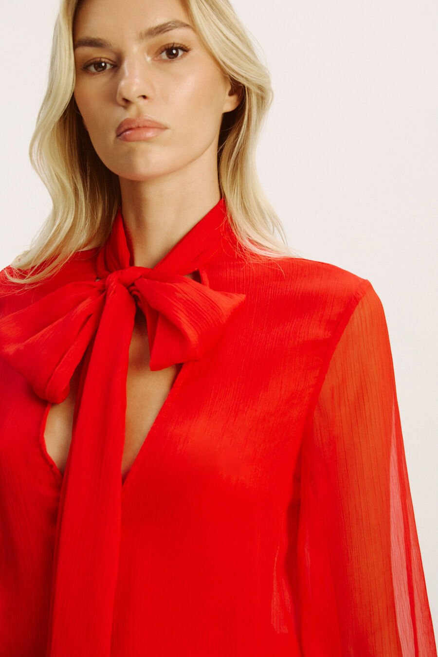 Solace Tie Front Blouse