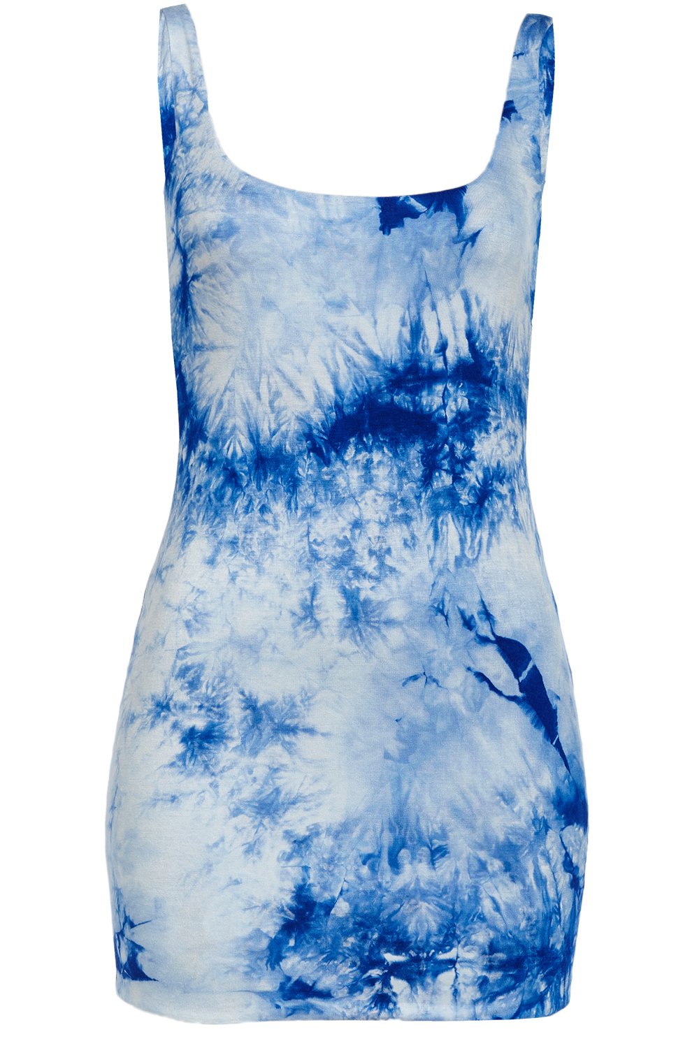 TIE DYE DRESS in colour TURKISH SEA