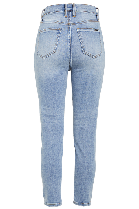 KHLOE HI CROP JEAN in colour CITADEL