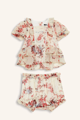 GRACE BLOOMER SET in colour CLOUD DANCER