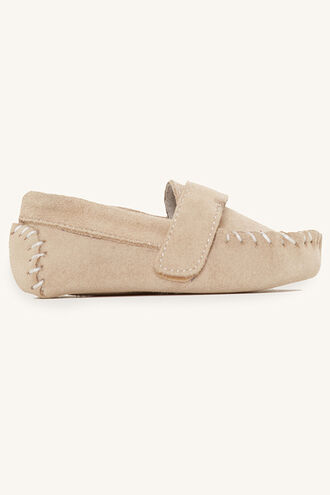 BENNY BABY LOAFER SHOE in colour SAND