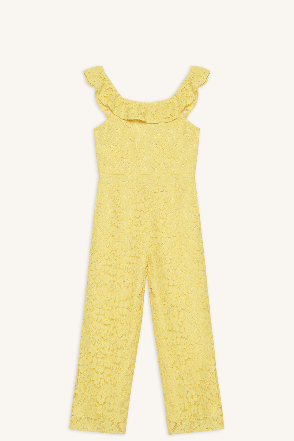 bardot lace jumpsuit
