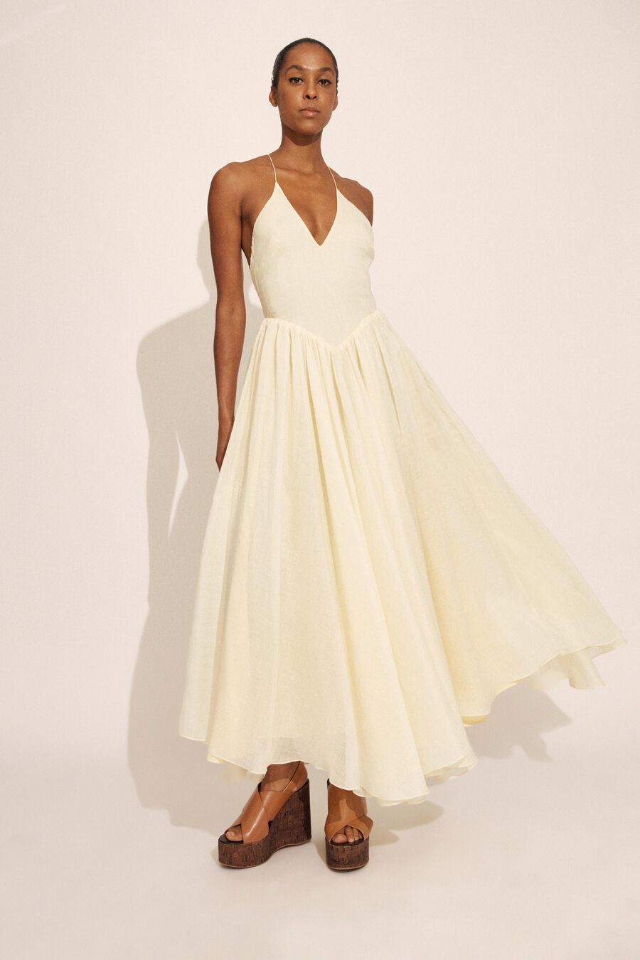 Arletha Halter Maxi Dress