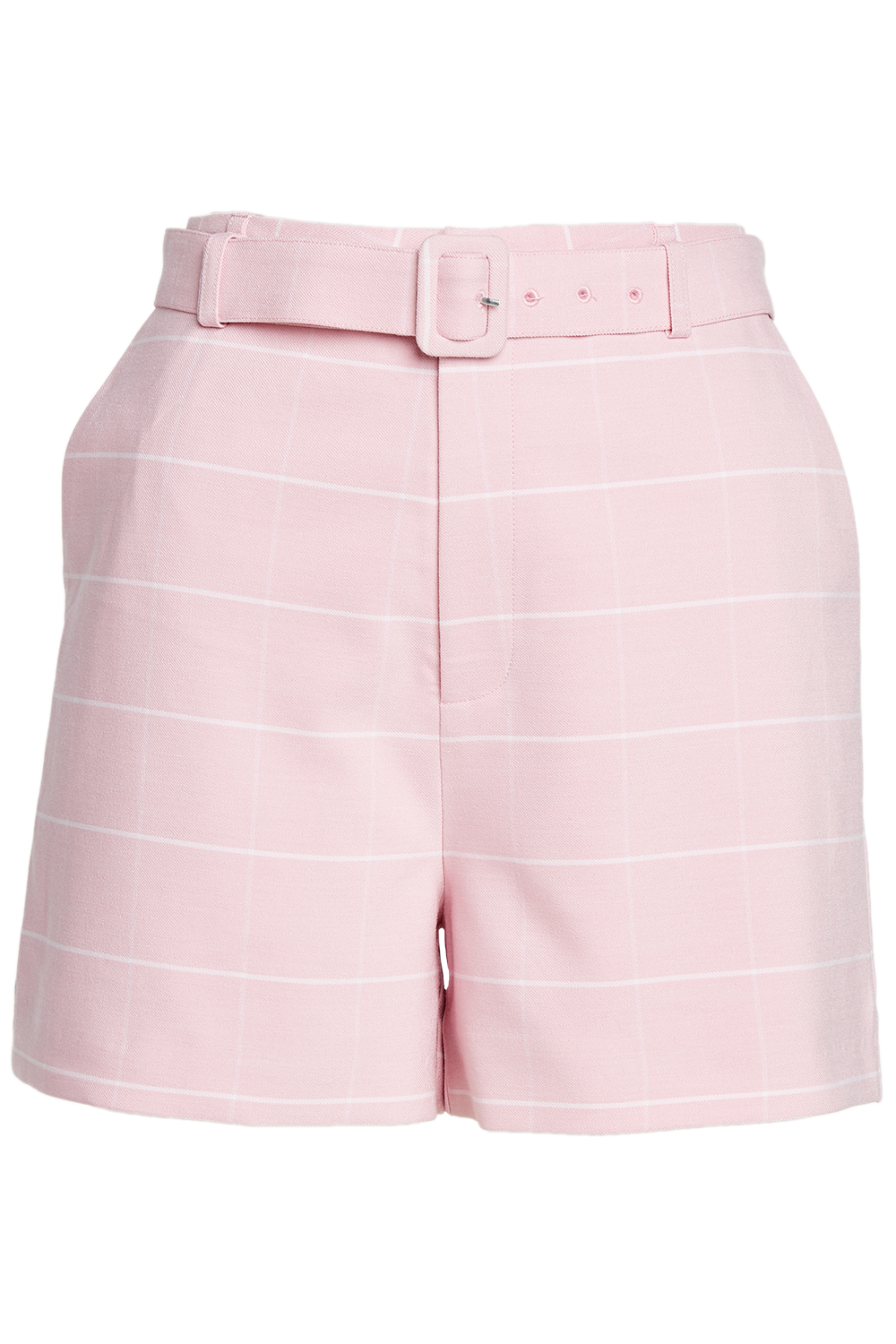 London Check Short in Pink Check | Bardot