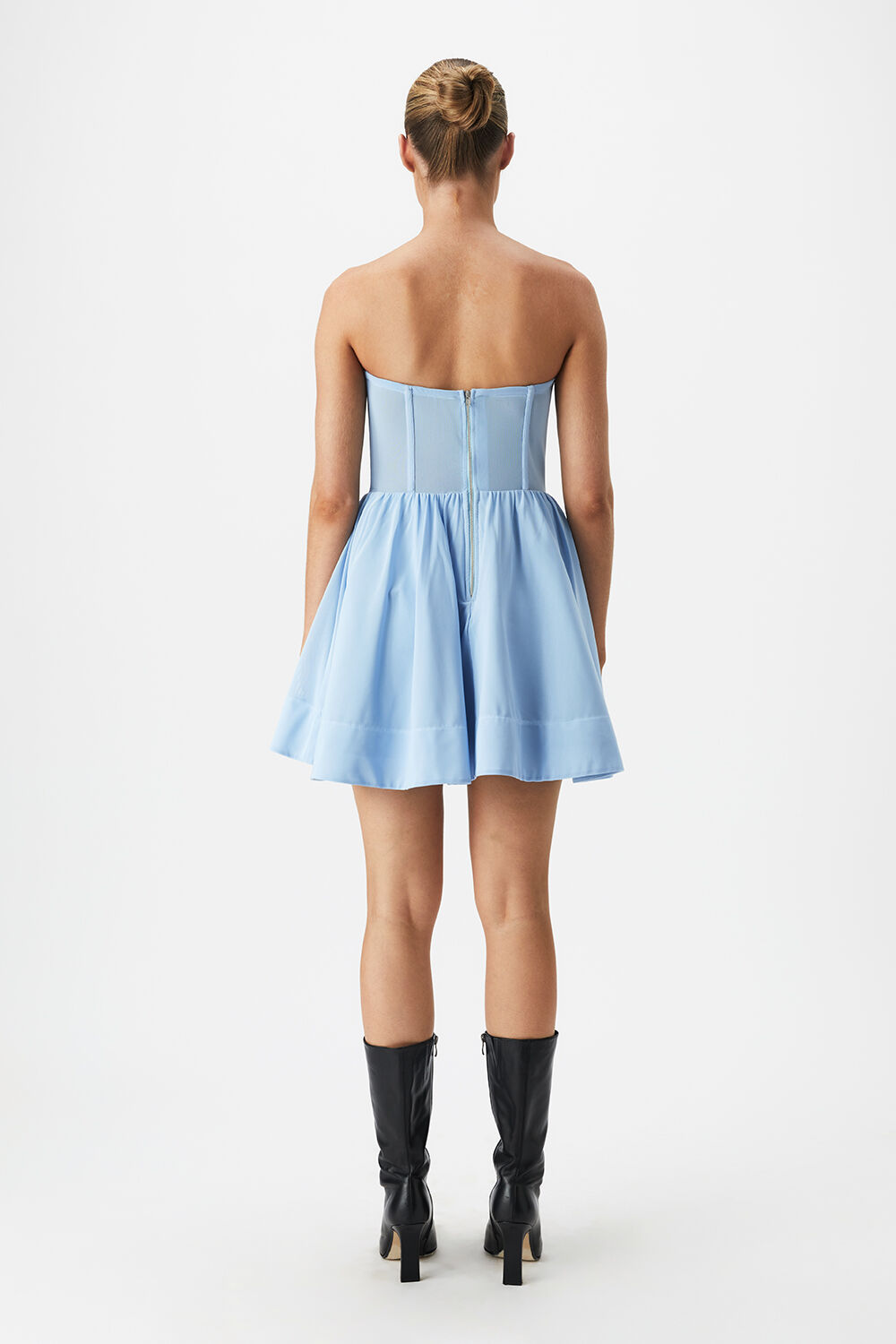 HART CORSET MINI DRESS in colour ARCTIC ICE