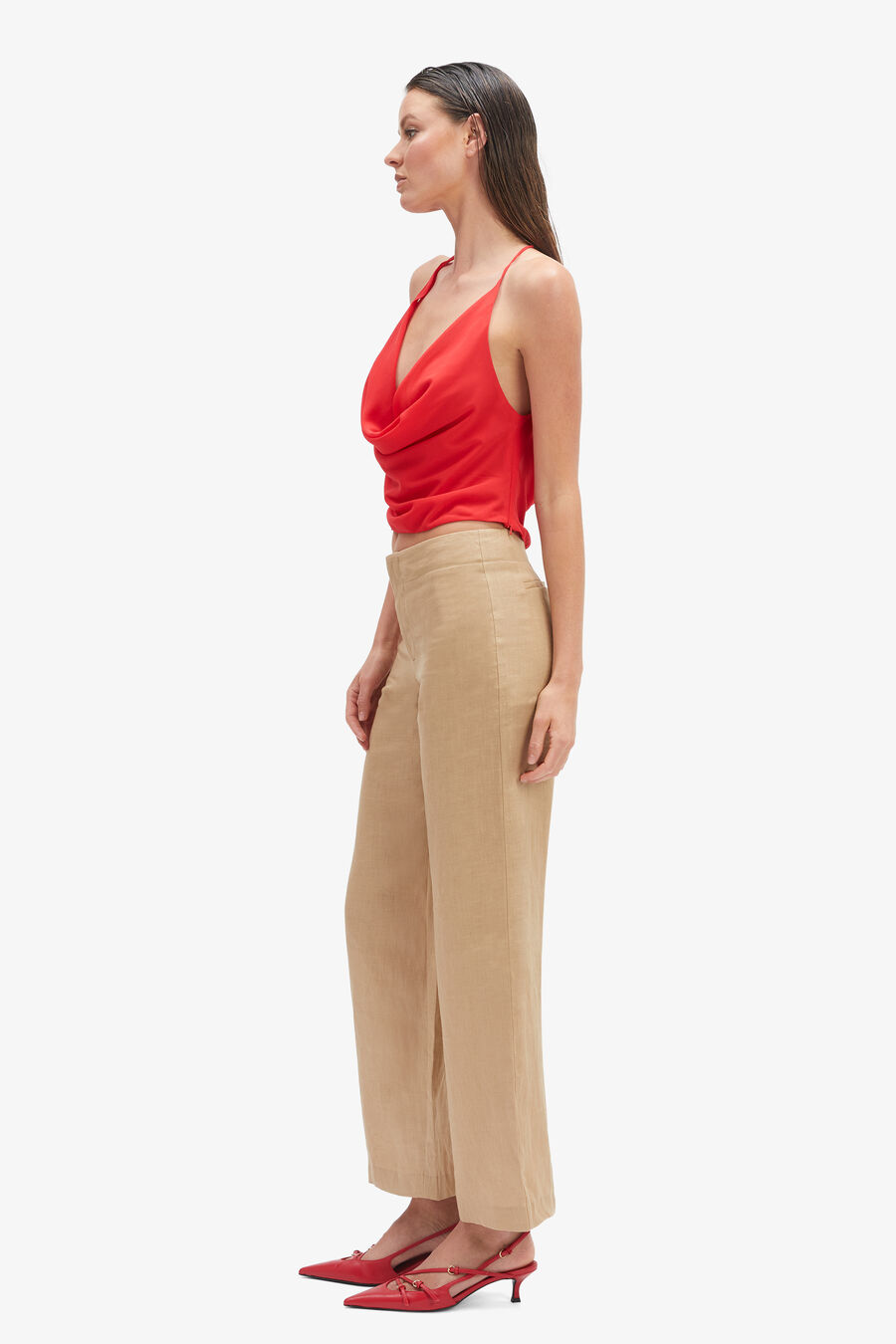 Balia Hipster Linen Pant