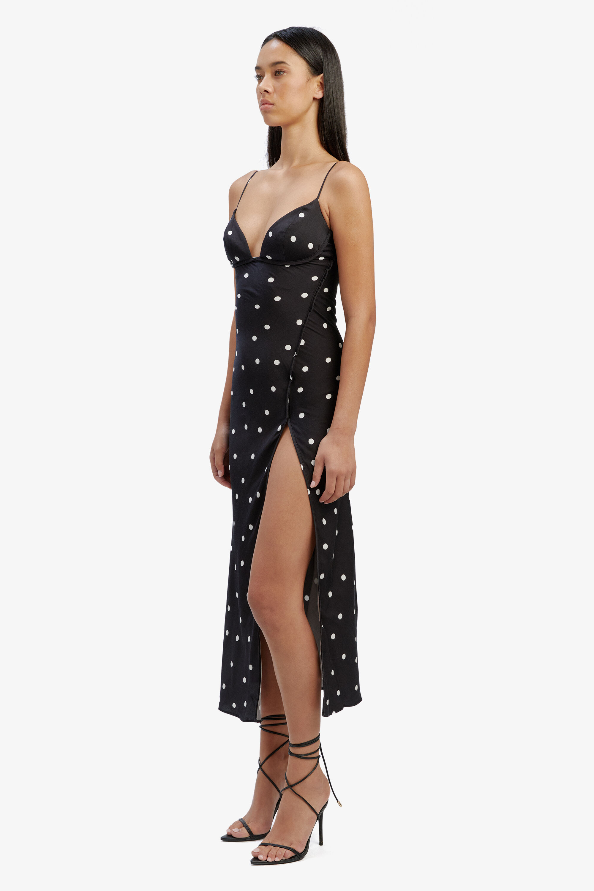 Bardot spot shirt shop dress