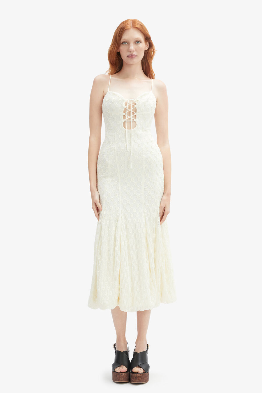 Delaney Lace Midi Dress