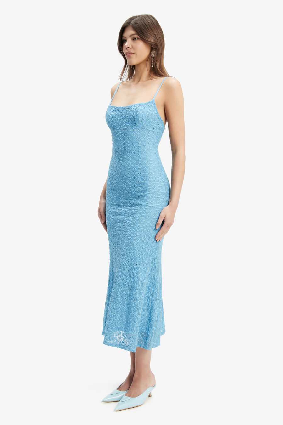 Adoni Mesh Midi Dress