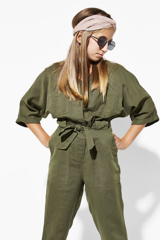 UTILITY JUMPSUIT in colour MOON MIST