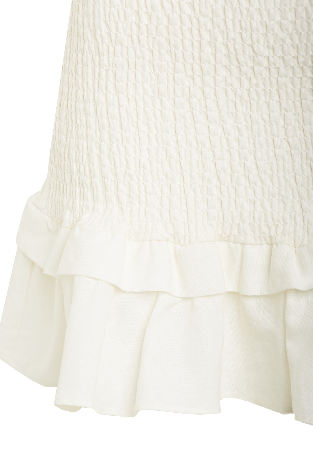 GWEN MINI DRESS in colour CLOUD DANCER