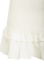 GWEN MINI DRESS in colour CLOUD DANCER